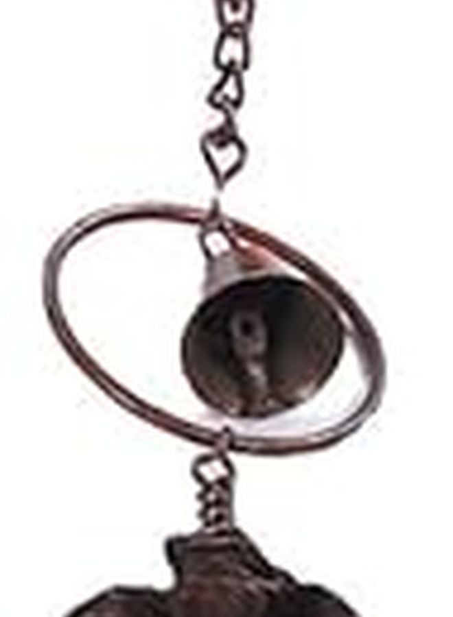 سلسلة مطر من مخاريط الصنوبر 113 سم، مزخرفة، ماسورة مزراب، مقسم مياه، عرض خارجي - Image 1